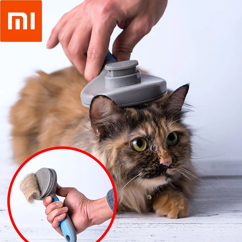 Xiaomi Mijia Innovate Pet Cat Hair Removal Brush CombPet Grooming Tools Shedding Trimmer Comb for Cats 2 | Электроника