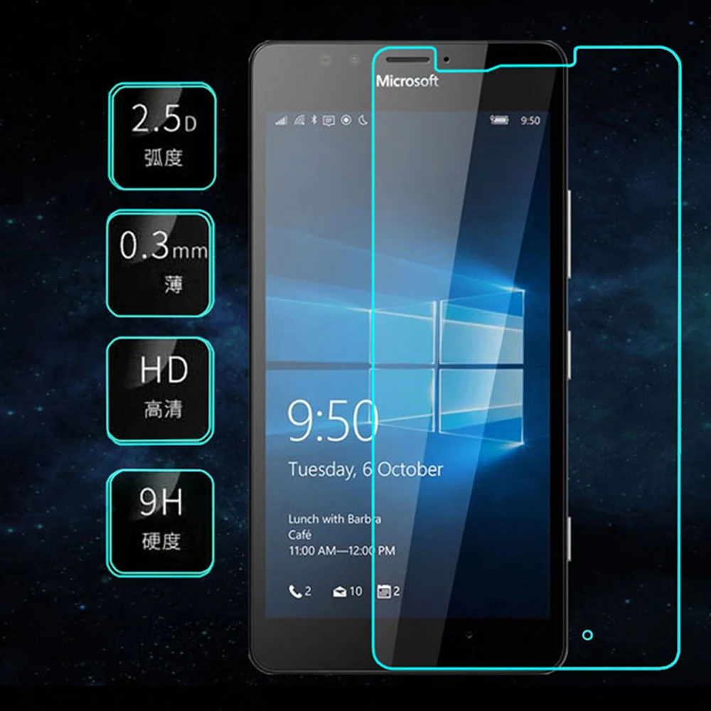 Защитная пленка для экрана из закаленного стекла 9H Microsoft Nokia Lumia 625 730 735 950 650 640 630 635