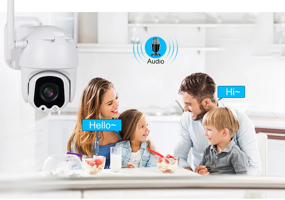 IP камера наружная скоростная купольная 1080P PTZ Wi Fi|Камеры видеонаблюдения| |