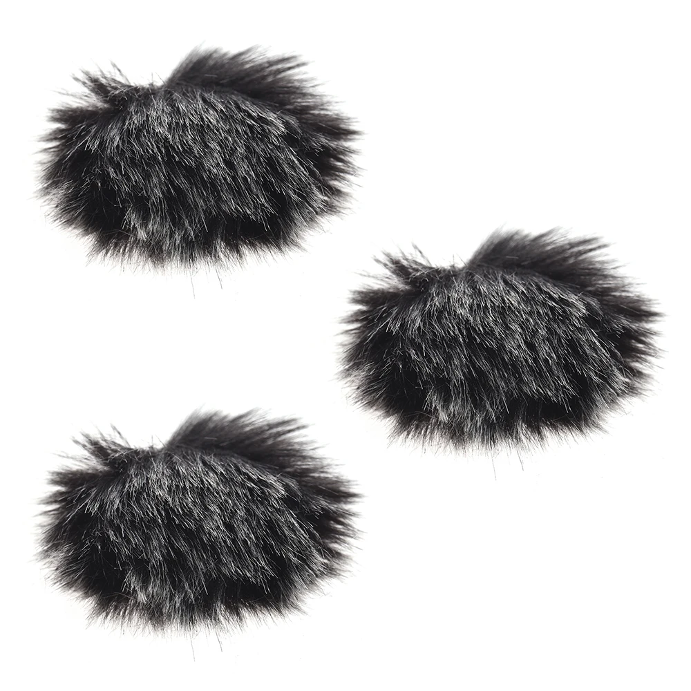 Andoer 1 5 шт. пушистый уличный микрофон для ветрового стекла ветрозащитная муфта