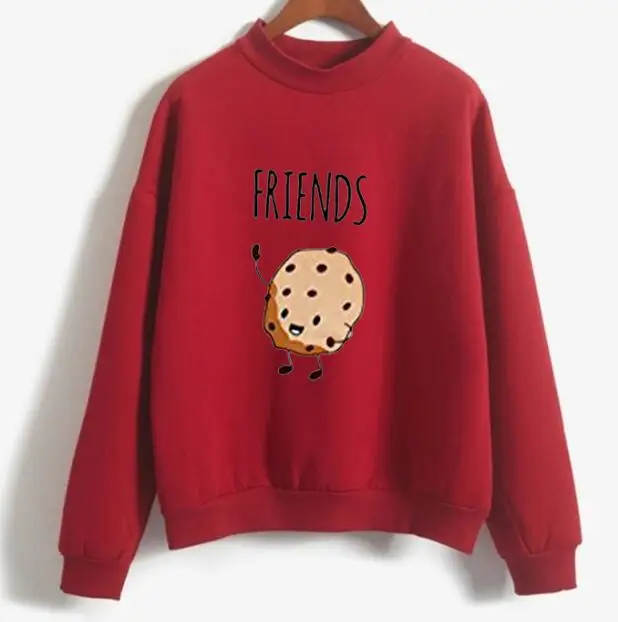 12 Ladies Fleece Pullover Sister Hoddy Hoodies Best Friend Tops Long Sleeve Sweatshirt for Women - Цвет: 12