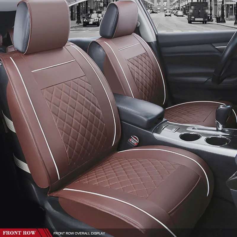 SCOTABC автомобильные кожаные чехлы для toyota rav4/prado/camry/yaris/mark x/passo/land cruiser 80 на сиденья