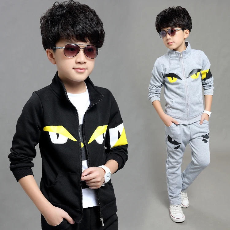 3 шт. комплект одежды для мальчиков с длинным рукавом и монстрами |