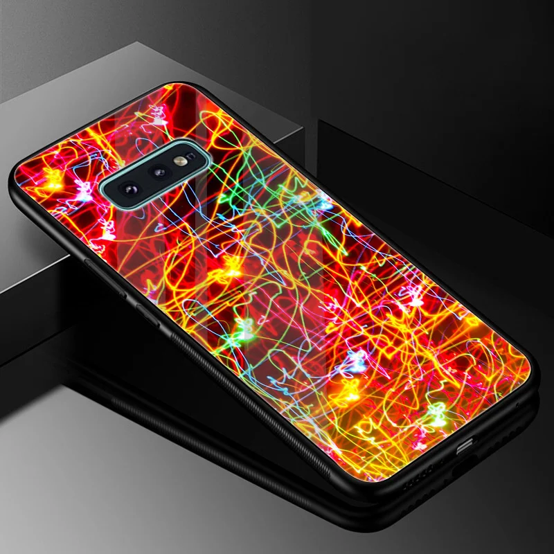 Colorful Tempered Glass Case Mirror For Samsung Galaxy A10 A20 A30 A40 A50 A60 A70 S7 Edge S8 S9 Plus Note 8 9 S10 Cover |