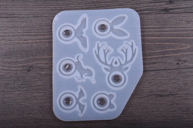 1 шт. прозрачные силиконовые формы для сережек и ожерелий|resin ring mold|ring resin moldmolds for