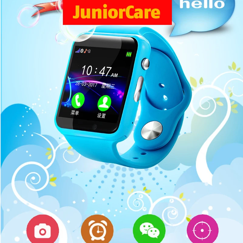 Оригинальные Смарт часы Дети сим карта TF камера дети телефон долгое время