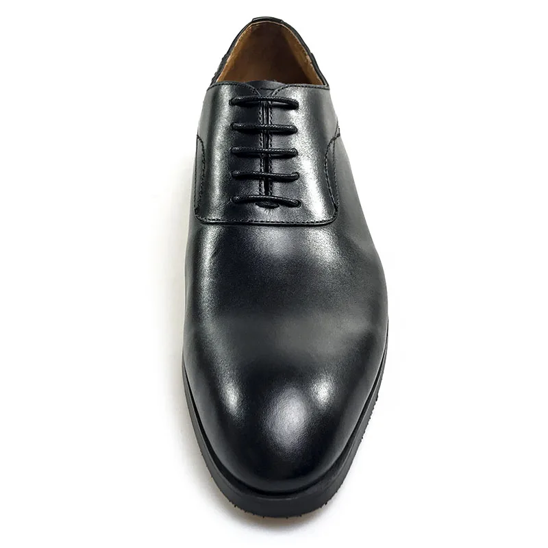 Мужские модельные туфли GRIMENTIN черные удобные деловые из натуральной кожи для