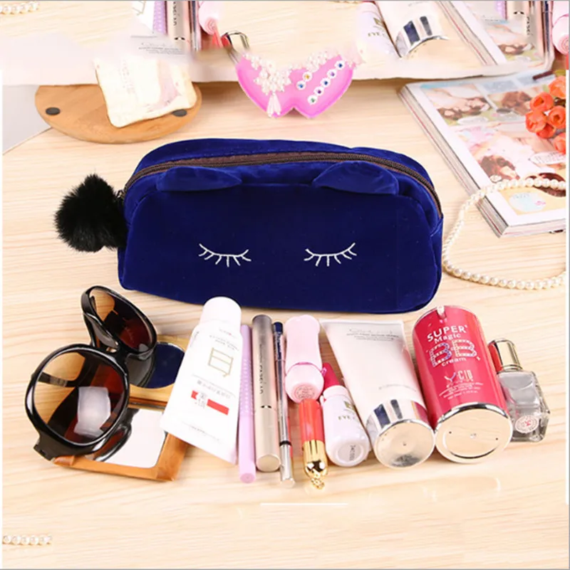 Женский портативный чехол для хранения монет с мультяшным котом дорожный