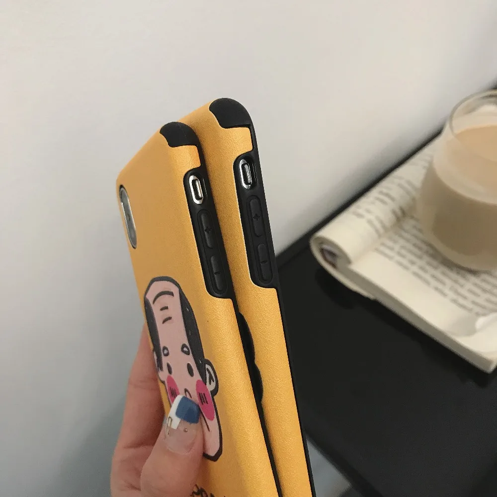 Чехол для телефона с мультяшным динозавром iphone 7 8 Plus 6 s милый чехол животными xs