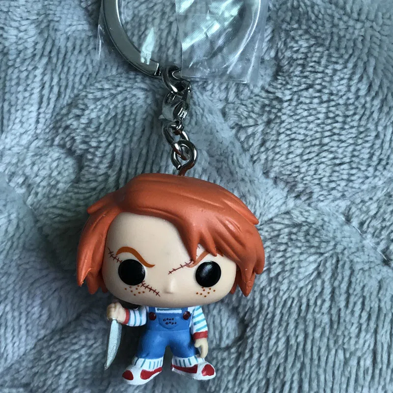 POP фильм ужасов ребенка играть Чаки брелок модели игрушка на кольцо для ключей