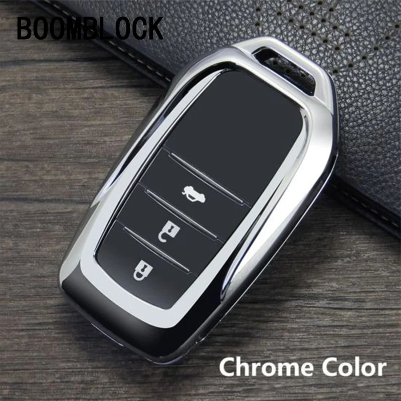 Чехол для ключей 1 шт. чехол стайлинга автомобиля Toyota RAV4 Camry high Lander Land Cruiser Prado 2016 2017