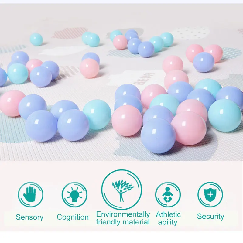 100 шт./упак. океанские шарики красочные экологически чистые мягкие пластиковые