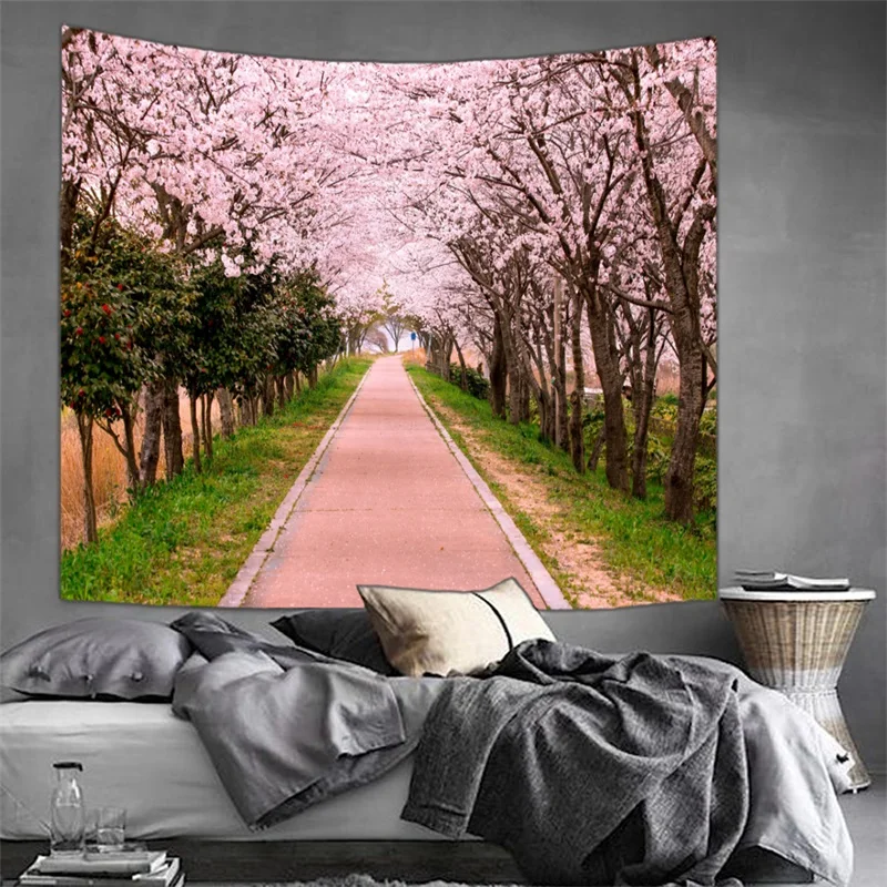 

Гобелен gpsychedelic, настенная подвеска, зеленая фотография, пейзаж, настенный Декор для дома, большой размер, дешевый хиппи