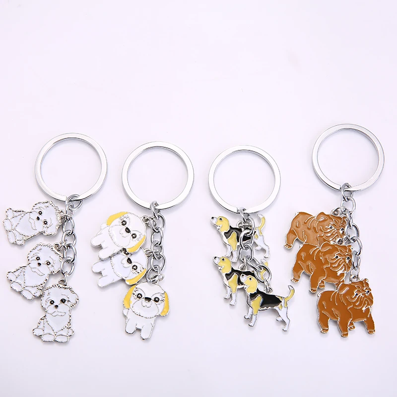 Flyingforest Foxhound собачий брелок мультяшный животный Детский милый для ключей Женская