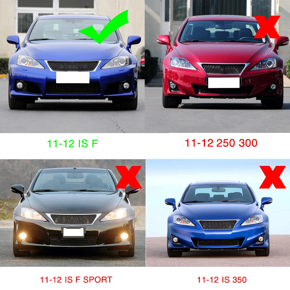 Углеродного волокна передний бампер спойлер разветвители для LEXUS IS250 300 IS F база Седан 4 двери 2011 2012