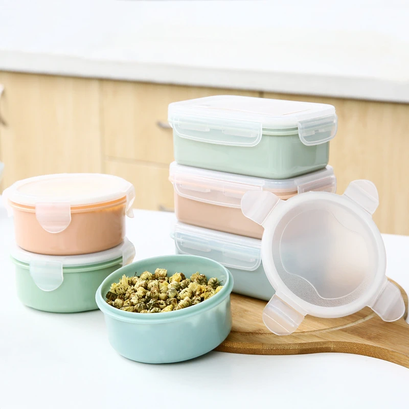 Столовая посуда Bento чаша круглый холодильник для хранения Ланч бокс кухонная