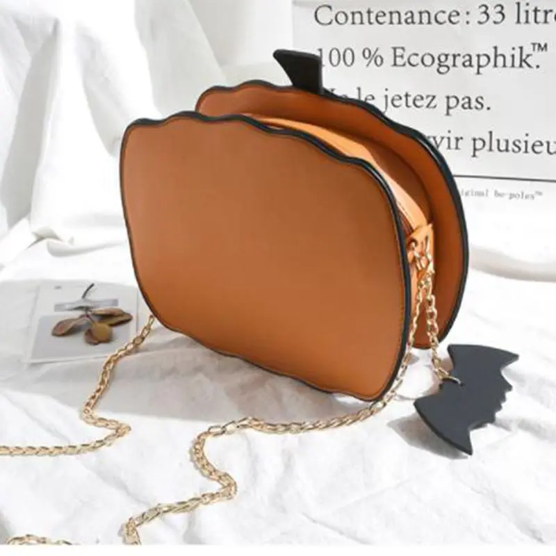 Женская сумка на плечо 2019 кожаная Модная креативная Пасхальная Тыква Лампа сумки