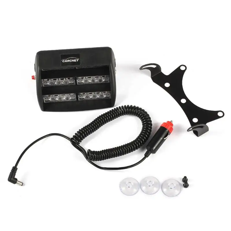 CARCHET автомобиля грузовика белый свет 18 шт. светодио дный стробоскопа для полиции