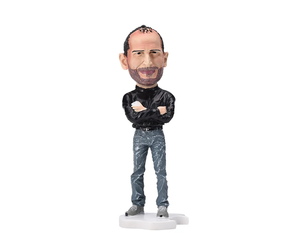 18 см Steve Jobs фигурная Смола Кукла носить очки|doll doll|dolls dolls dollsgift doll |