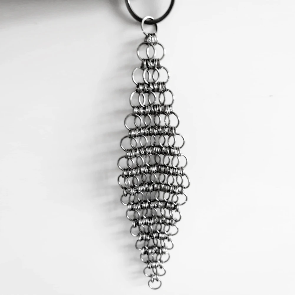 Сковороды круглое кольцо из нержавеющей стали для очистки ржавчины щетка