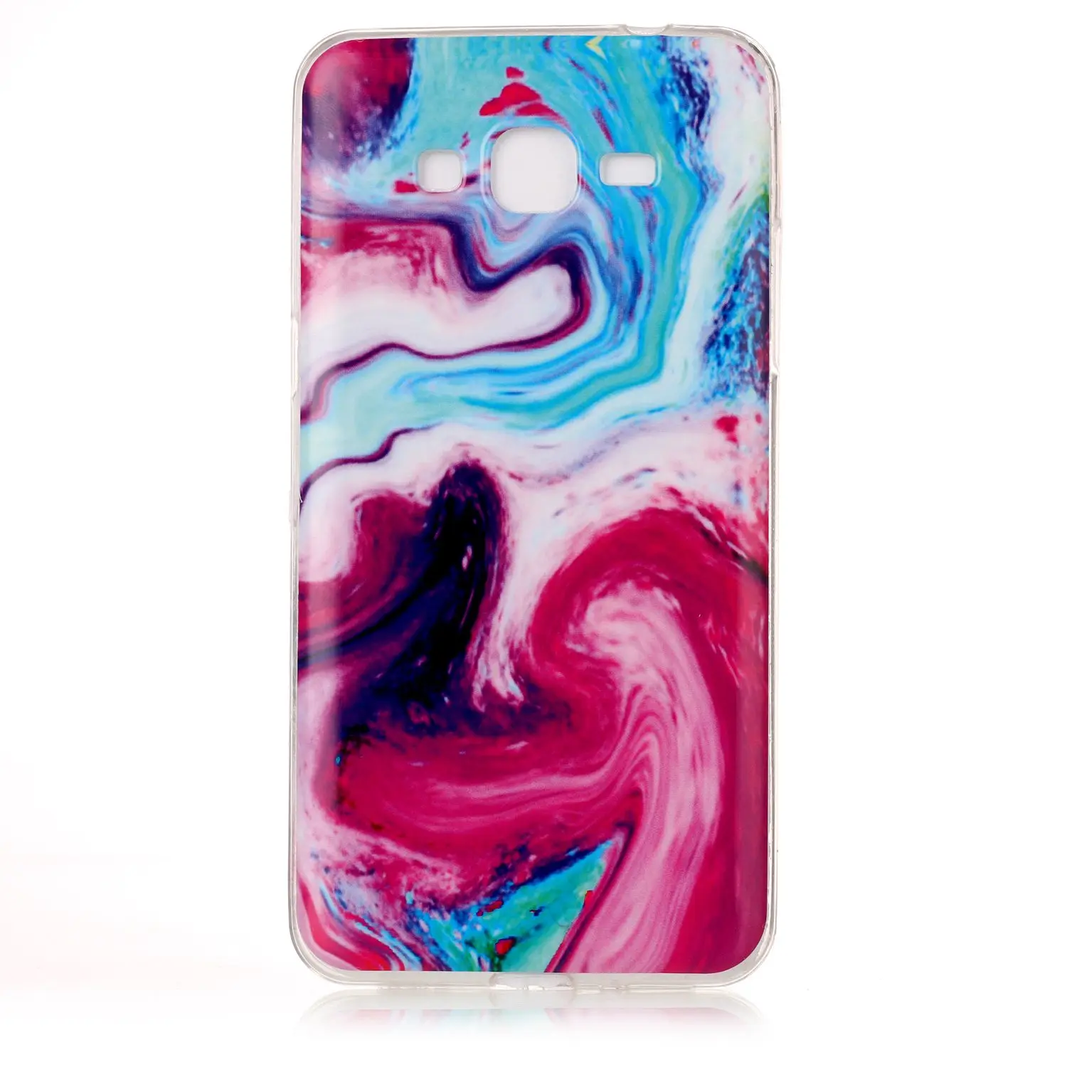 Чехол для Samsung Grand Prime силиконовый мягкий чехол из ТПУ и мрамора Galaxy sm g530 g530h g531h