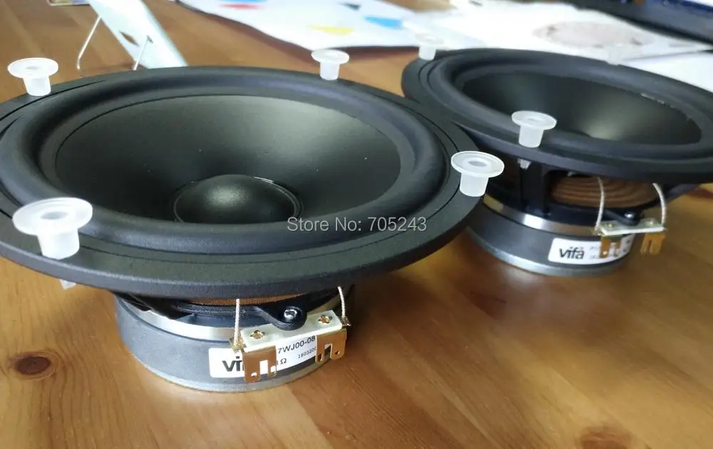 Пара Vifa P17 wj-00-08 8ohm 6,5/7 дюймов hifi hiend pp конусный низкочастотный динамик