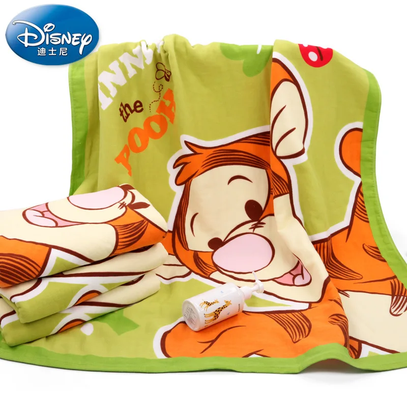 Квадратное Марлевое банное полотенце Дисней хлопковое детское 98*98 см мультяшное