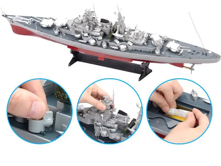 Дистанционный пульт rc км Бисмарк классовый модель броненосца корабля игрушки