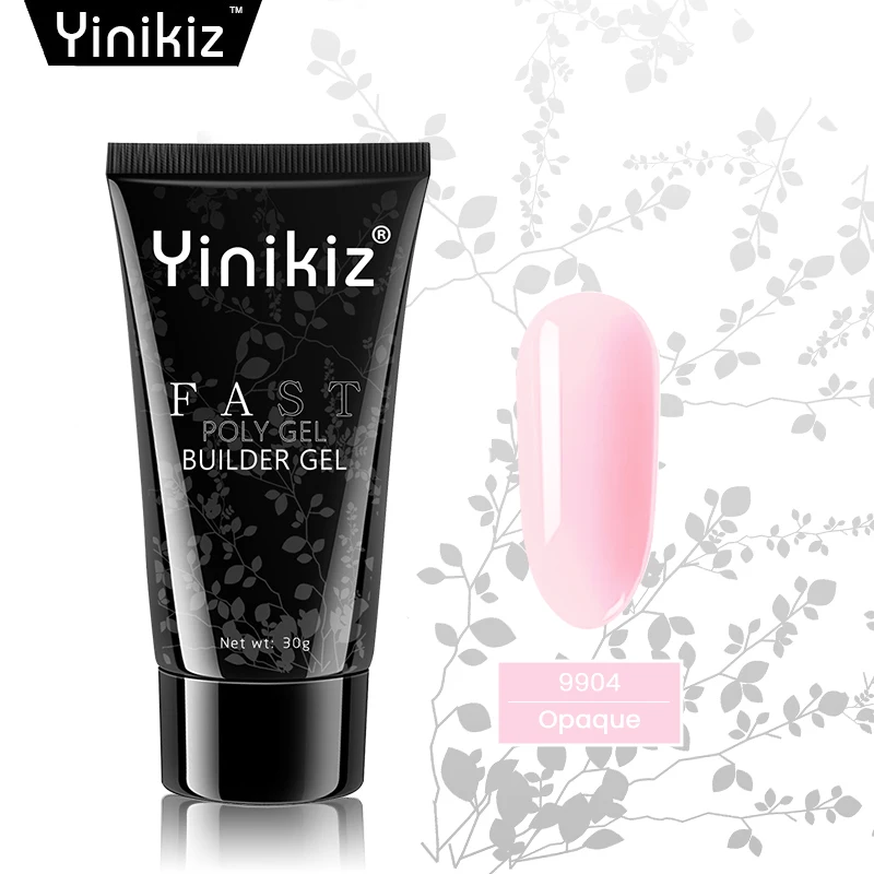 9904 Yinikiz 17 цветов 30 мл строительный гель для полировки ногтей лак для ногтей Удлинительный УФ-гель светодиодный поли гель прозрачный Прозрачный Непрозрачный - Цвет: 9904