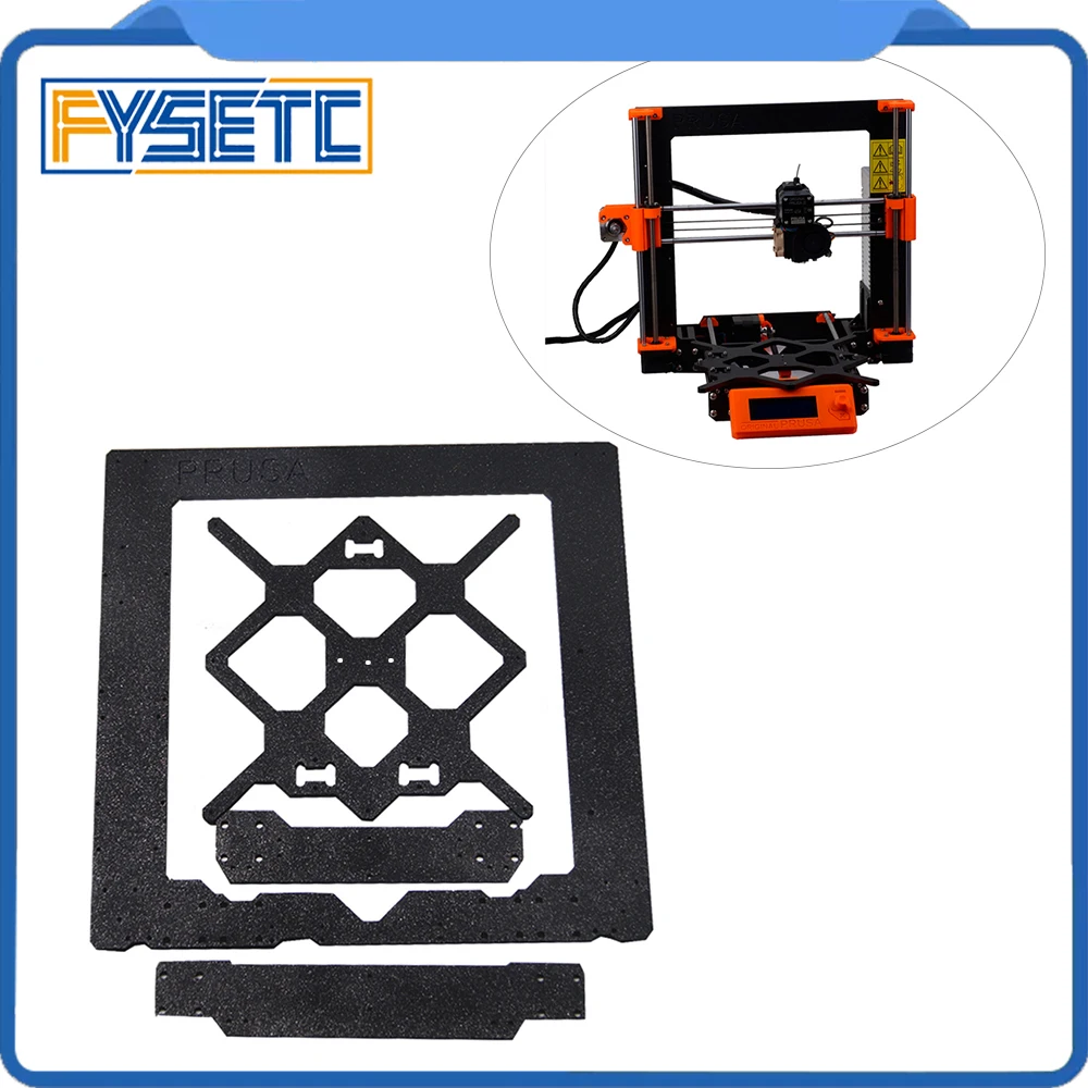 Клонированный Prusa i3 MK3 рамка из алюминиевого сплава+ Y каретка+ передняя с задней пластиной Набор для Prusa i3 части 3d принтера