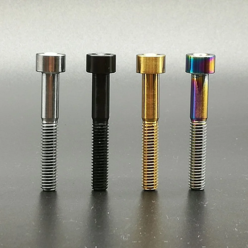 1 шт. M6x40mm Титан GR5 M6x40 Ti болты винты винт с внутренней шестигранной головкой