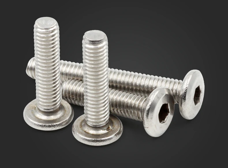 Винты С Плоской тонкой головкой и шестигранным отверстием из нержавеющей стали 50