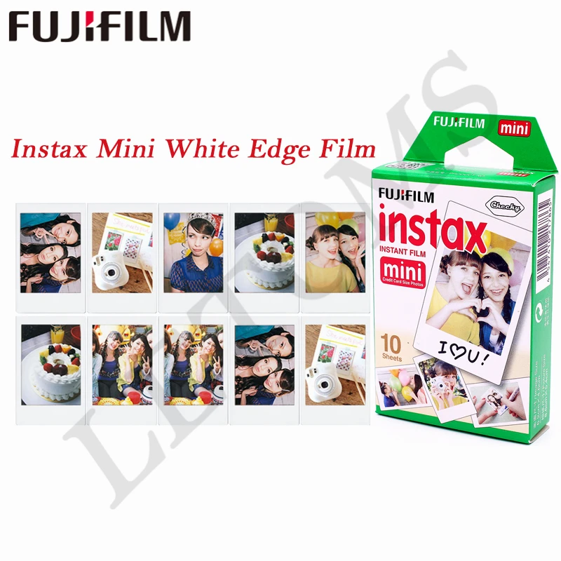 Оригинальная пленка Fuji Fujifilm instax mini 8 10 листов с белым краем для мгновенной печати