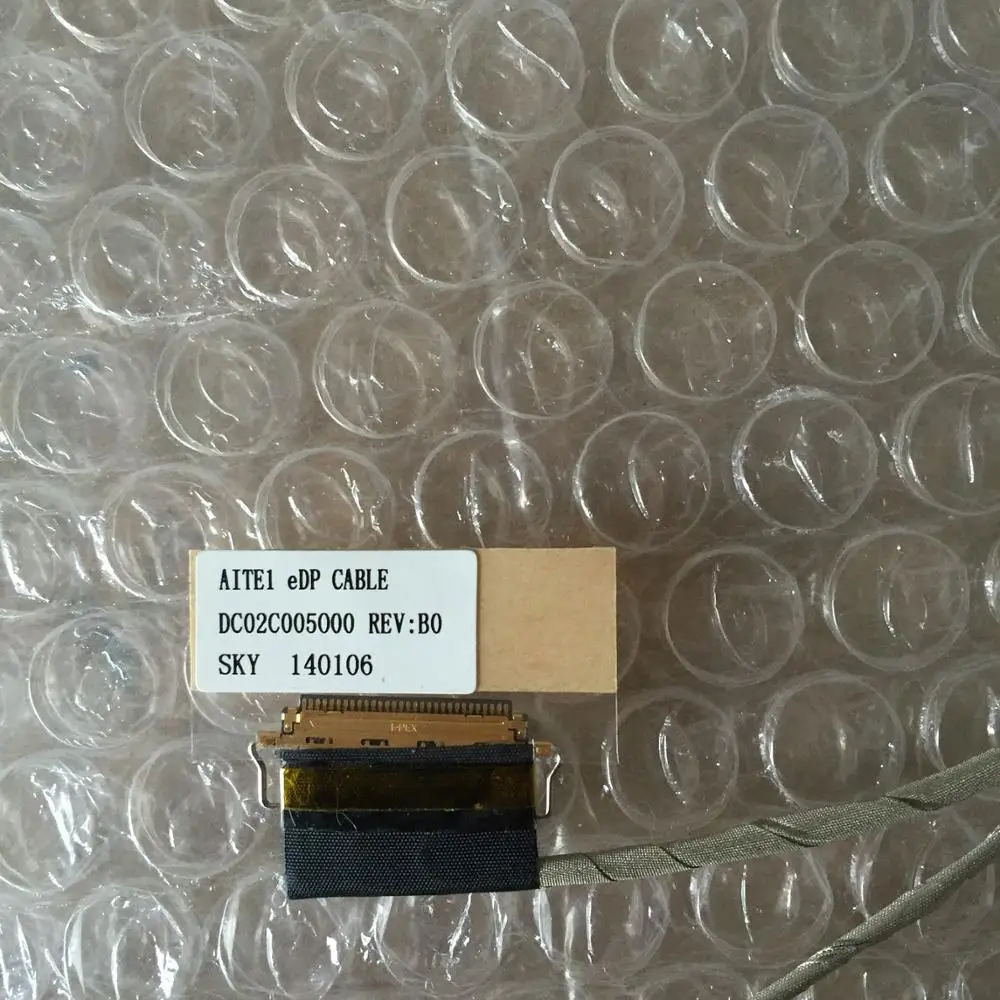 New Screen LCD LVDS Cable For Lenovo Thinkpad Edge E550 E555 15.6 DC02C005010 DC02C005000 00HT633 Laptop Display Connector Flex |