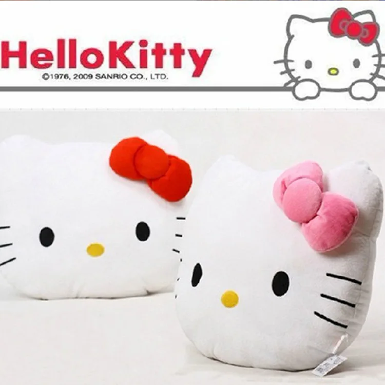 1 шт. милая кукла кошки розовая подушка для котенка Hello kitty мягкий котенок KT плюшевые игрушки кошачий лежак