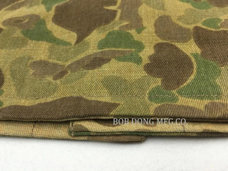 BOB DONG Repro USMC Тихоокеанская камуфляжная куртка 13,7 oz джинсовая Двусторонняя армейская куртка США