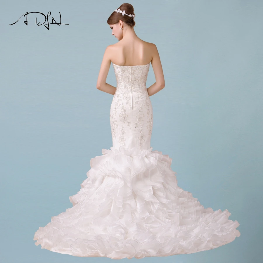 ADLN 2019 кружевные свадебные платья русалки Vestido De Novia милые Robe mariee сексуальное