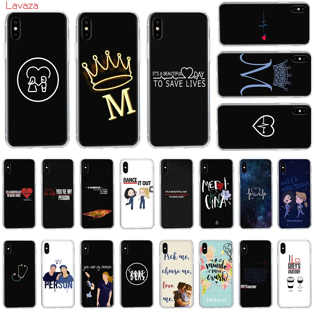 Твердый чехол для телефона Lavaza Greys Anatomy US Apple iPhone 6 6s 7 8 Plus X 5 SE XS Max XR|Чехлы-накладки| |