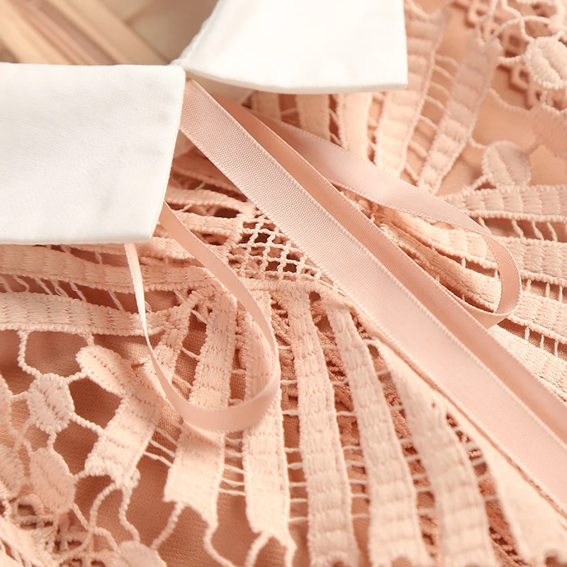 Новая Мода 2017 женские летние открытые кружевные рукава накидки с вышивкой платья