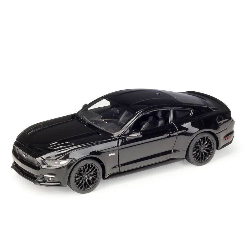 1:24 Welly Ford Mustang GT 2015 черная/красная/синяя/матовая черная литая модель автомобиля |