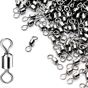 Рыболовные Вертлюги OLOEY, 10-50 шт., размеры прочный разъем, шарикоподшипники, Вертлюги Из Нержавеющей Стали