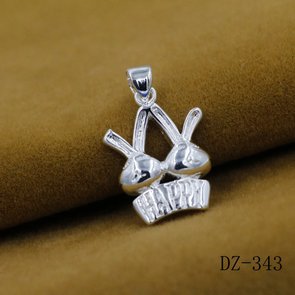 Женский кулон в виде кролика из серебра 925 пробы | Украшения и аксессуары