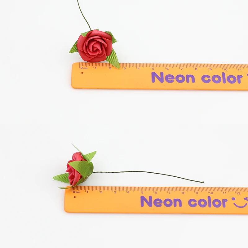 3 см ПЭ выросли пены мини букет искусственные цветы розы для свадебного украшения