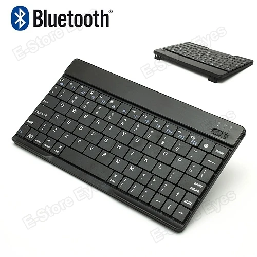 Перезаряжаемая Беспроводная bluetooth клавиатура 10 дюймов для IPAD 2 3 4 air air2 pro IPHONE 7 6 6s