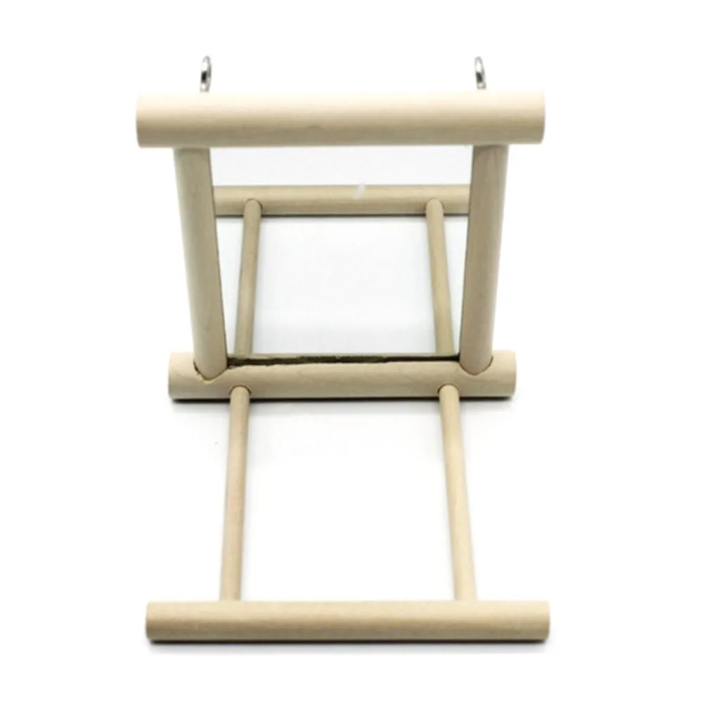 Забавная деревянная игрушка в виде птицы зеркальные забавные игрушки для