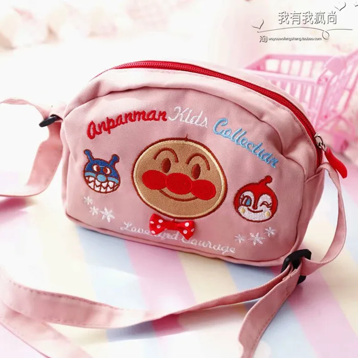 Anpanman сумка на плечо для детей мультфильм с рисунком Супермена, пекарни бактерии Baikinman рюкзак портмоне крест тела сумки полотняная игрушка 6style