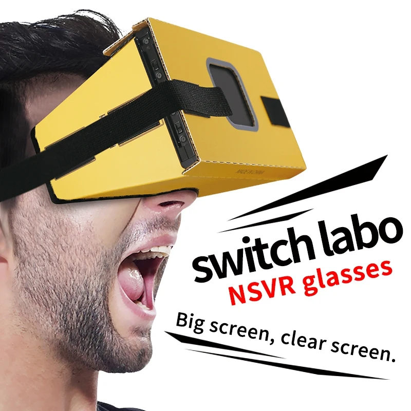 Для nintendo Switch VR складные очки виртуальной реальности 3D бумажные Box Фильмы Игры для