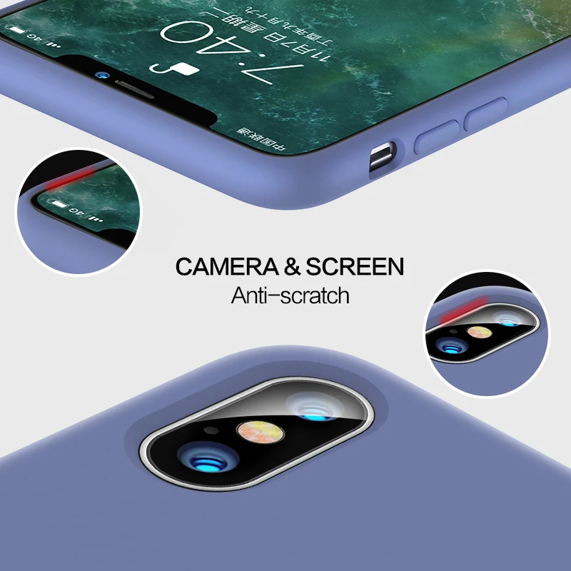 Однотонные силиконовые парные Чехлы SmartDevil для iphone XR X XS Max 6S 7 8 Plus милый мягкий