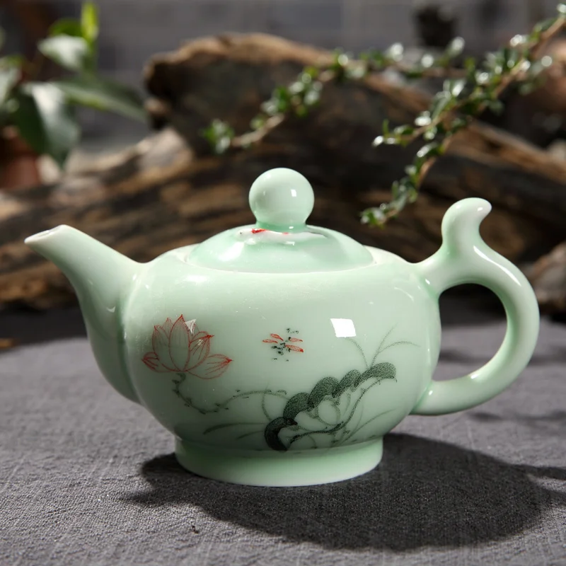 Чайный горшок Longquan Celadon в китайском стиле 220 мл | Дом и сад