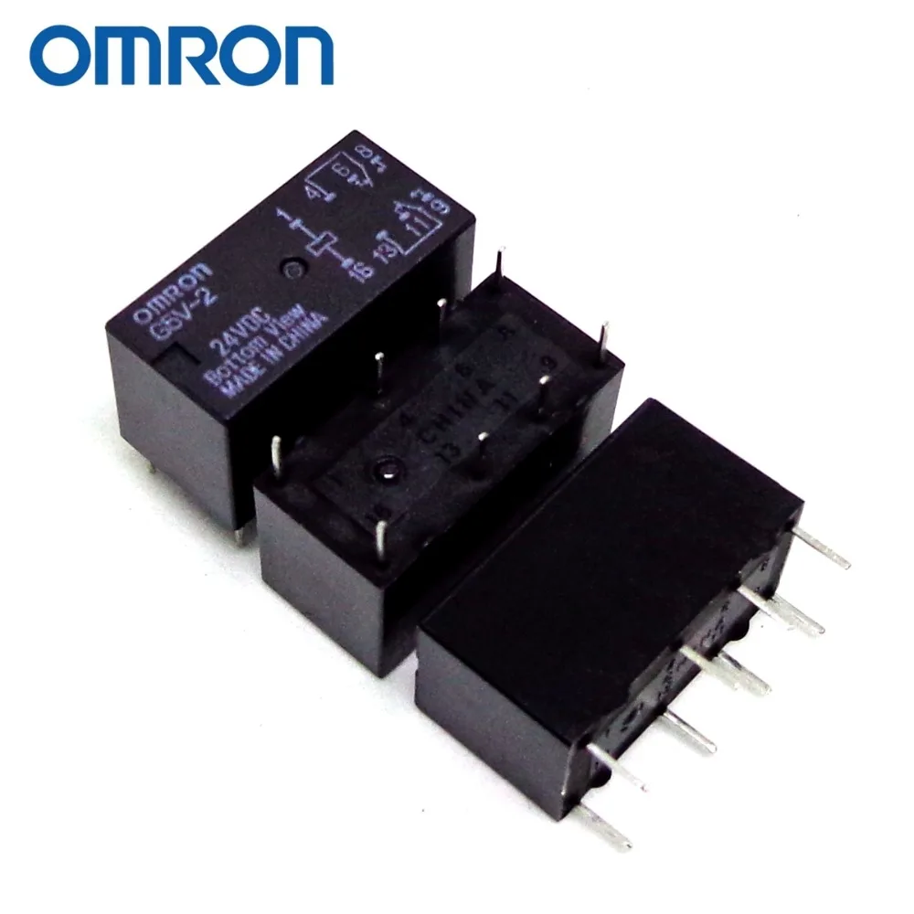 OMRON Реле 10 шт. G5V-2 5VDC 12VDC 24VDC 5 В, 12 В, 24 В постоянного тока, абсолютно и реле